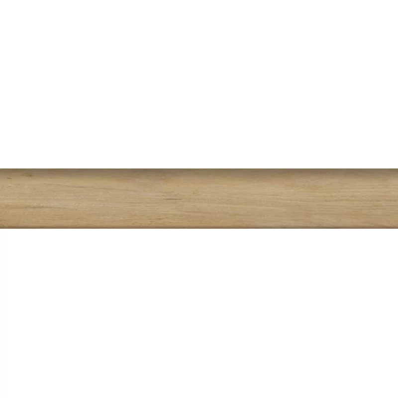 W-STEP battiscopa per pavimento SPC, effetto rovere chiaro, 2400x80x14 mm
