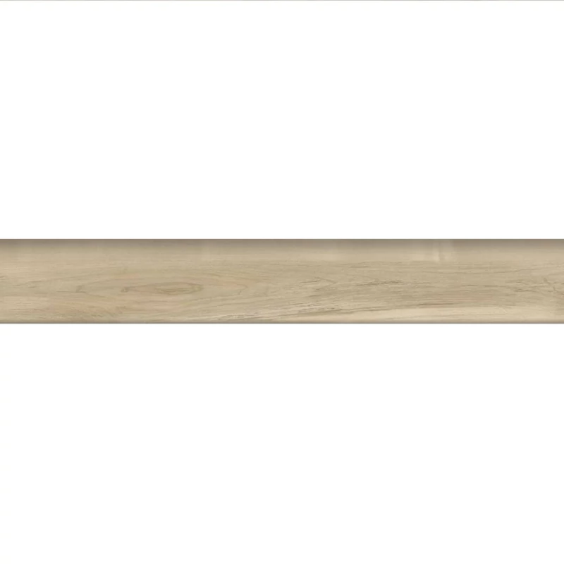 W-STEP battiscopa per pavimento SPC, effetto acero, 2400x80x14 mm