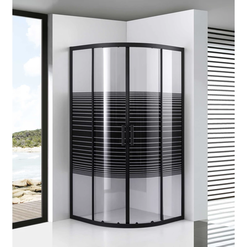 Avignon 6mm Shadow box doccia curvo 70*70 190cm