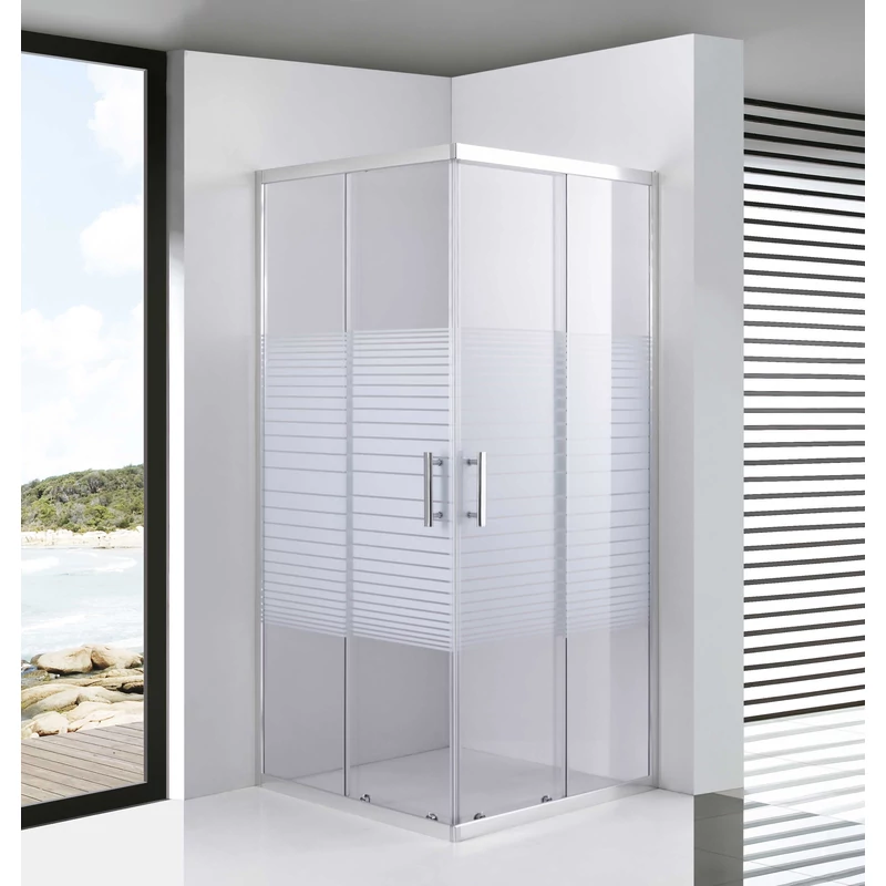 Toulon 6mm White box doccia 70*70 190cm